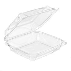 Empaque Plásticos Transparente Con Tapas 8.94" x 7.88" x 2.88" CC-8091
